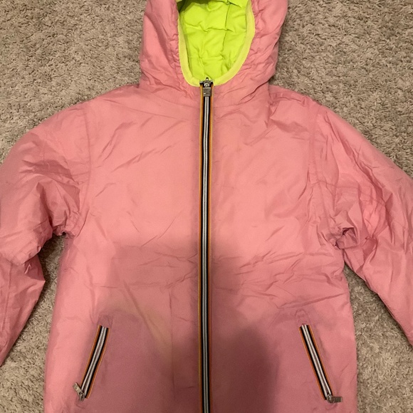 K-WAY FOR J.CREW CREWCUTS REVERSIBLE DOWN JACKET. SIZE: 14- 16. - Picture 12 of 12